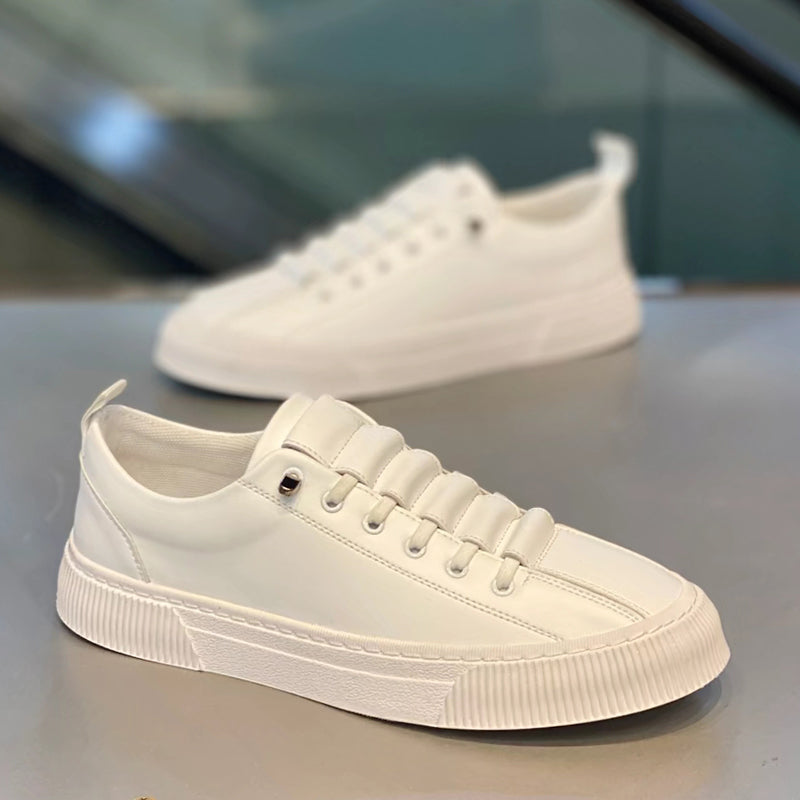 Men's Casual Slip-On Athletic Sneakers | Microfiber Leather, Rubber Sole