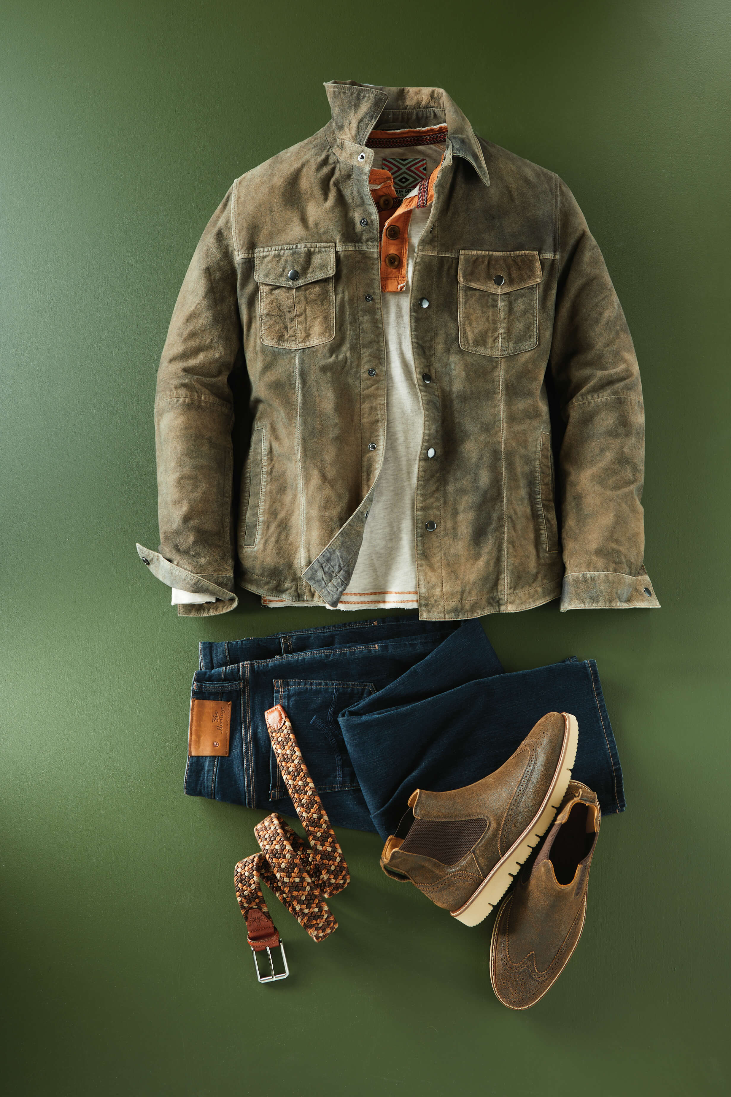 Patrick James Hester Suede Shirt Jacket