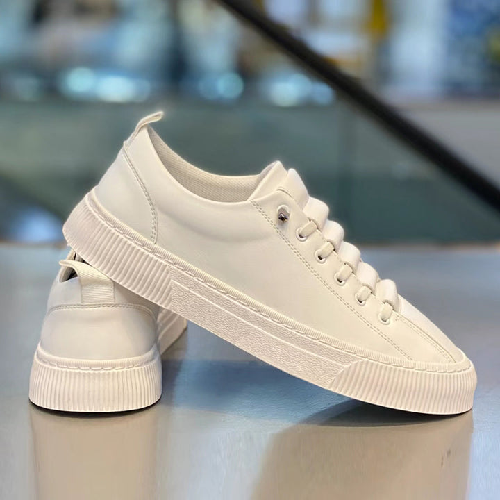 Men's Casual Slip-On Athletic Sneakers | Microfiber Leather, Rubber Sole