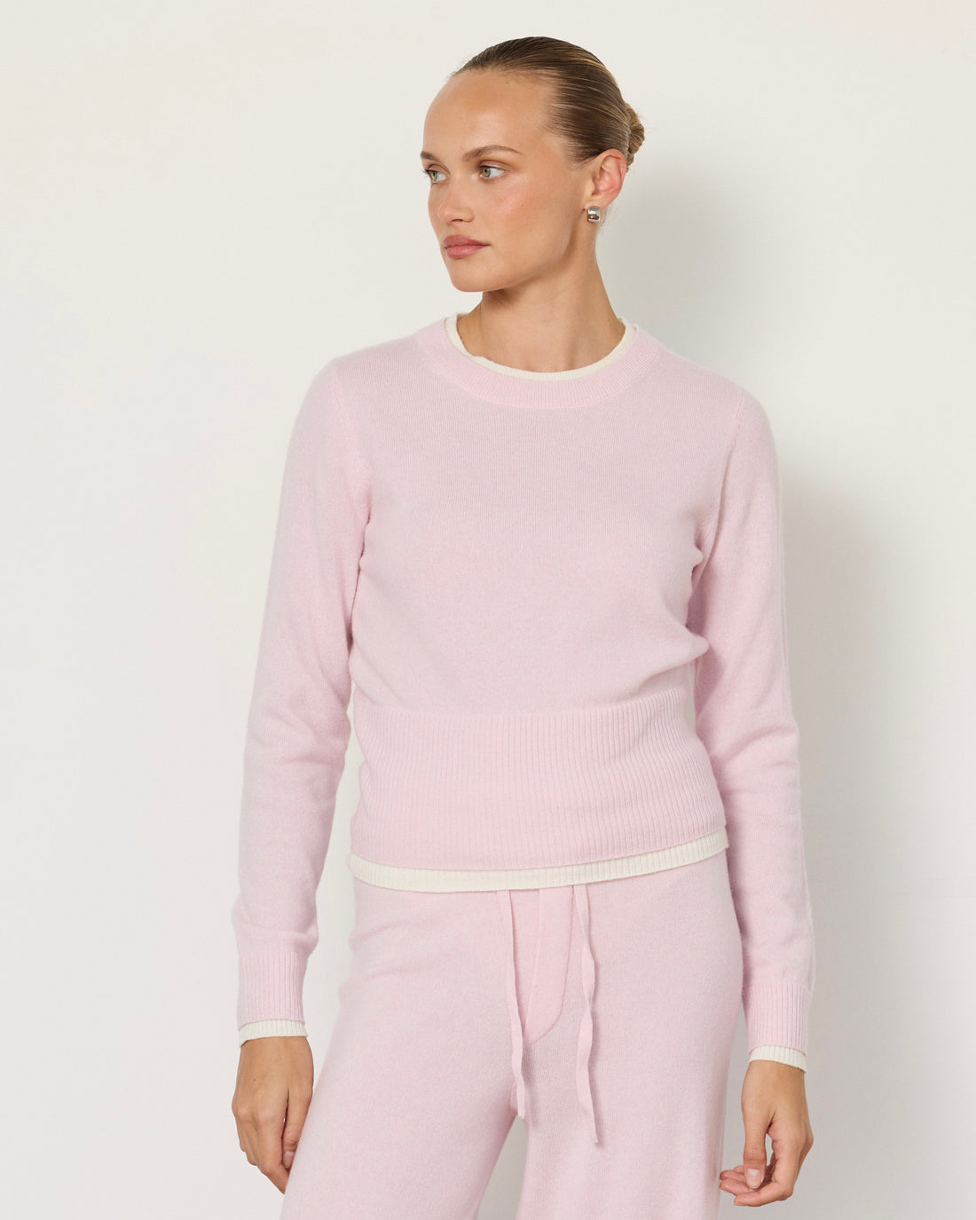 Tove Layered Cashmere Crewneck
