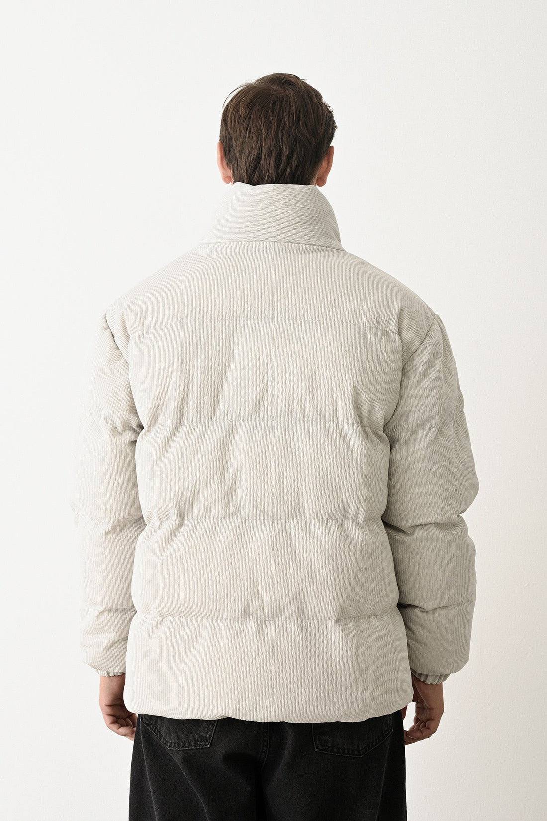 Black Quilted Winter Coat