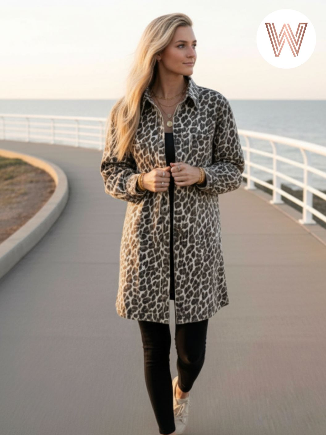 Ash Denim Jacket - Cheetah