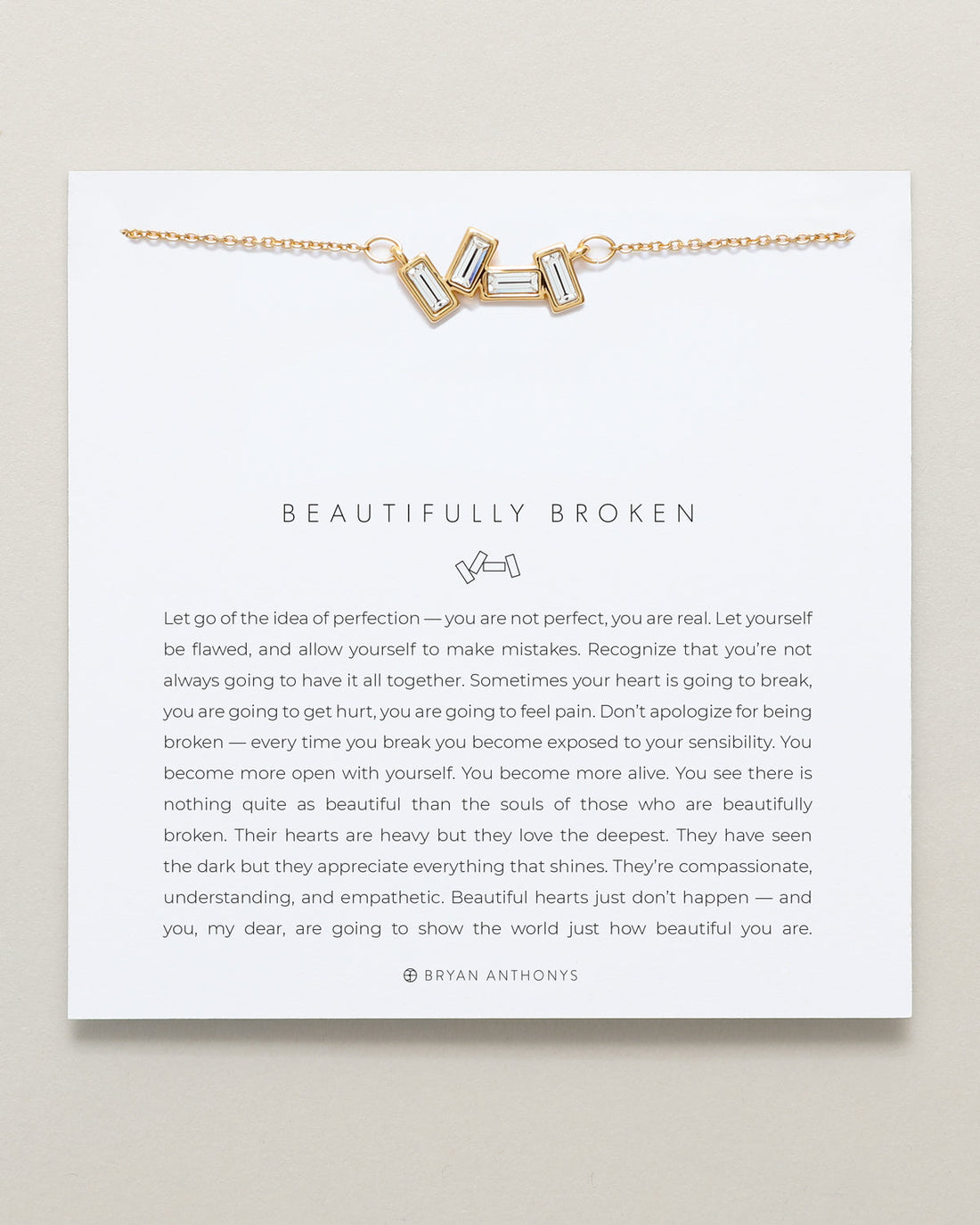 Beautifully Broken & Grit Layered Necklace Set
