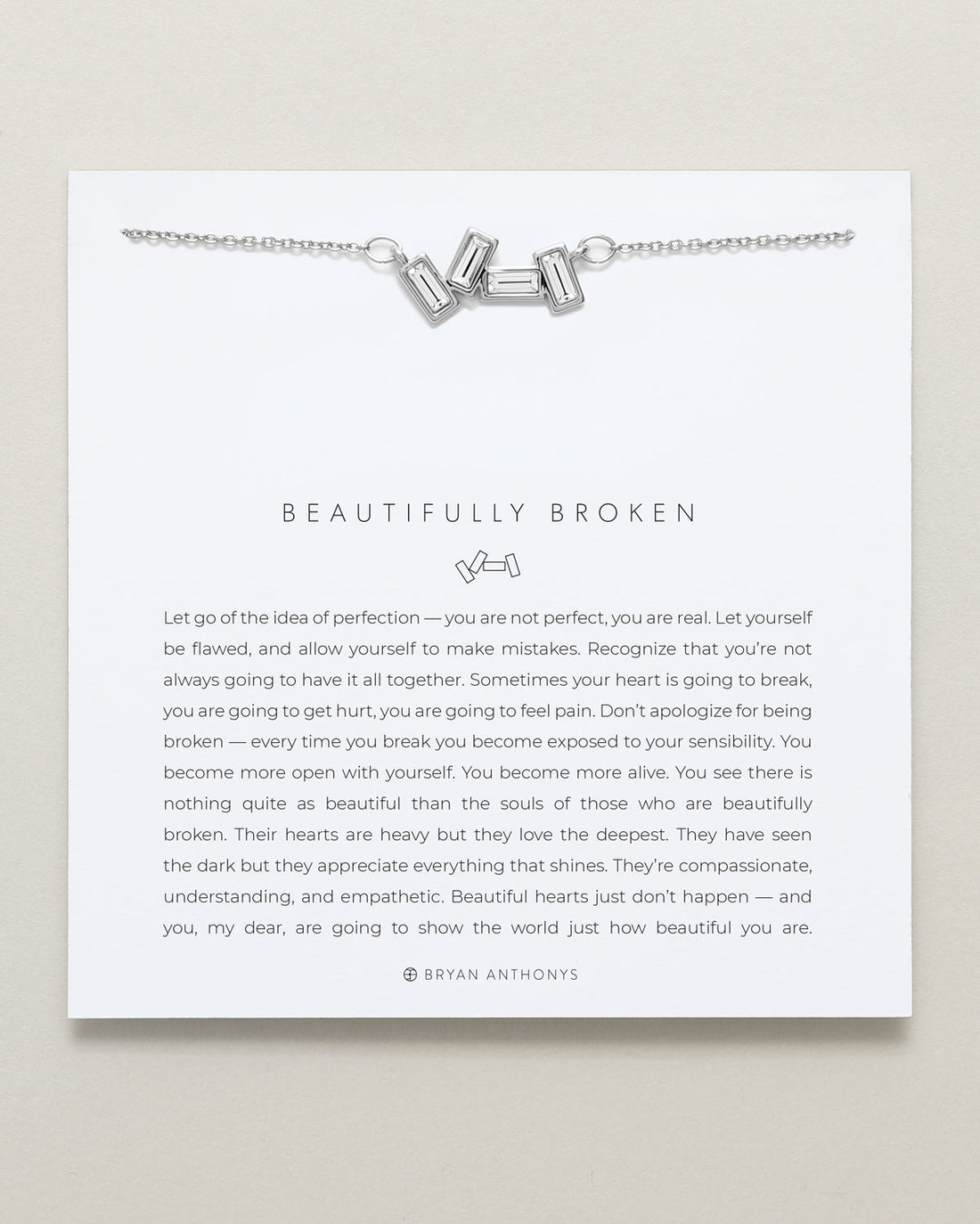 Beautifully Broken & Grit Layered Necklace Set