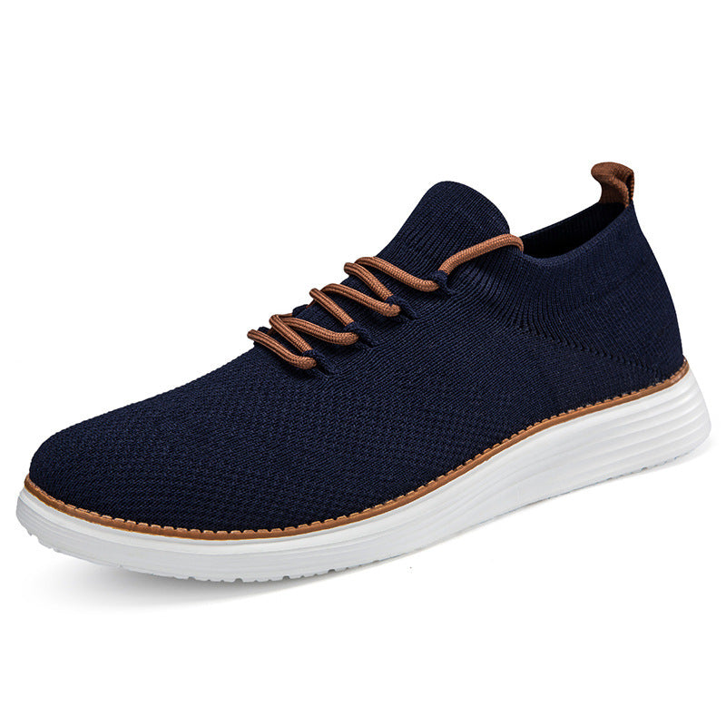 Men's Lightweight Breathable Casual Sneakers - Lace-Up Walking Shoes