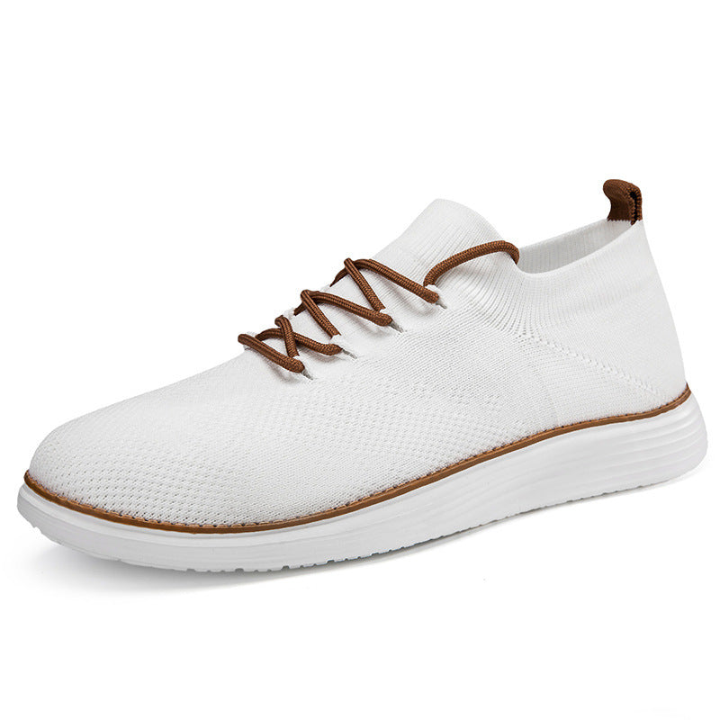 Men's Lightweight Breathable Casual Sneakers - Lace-Up Walking Shoes