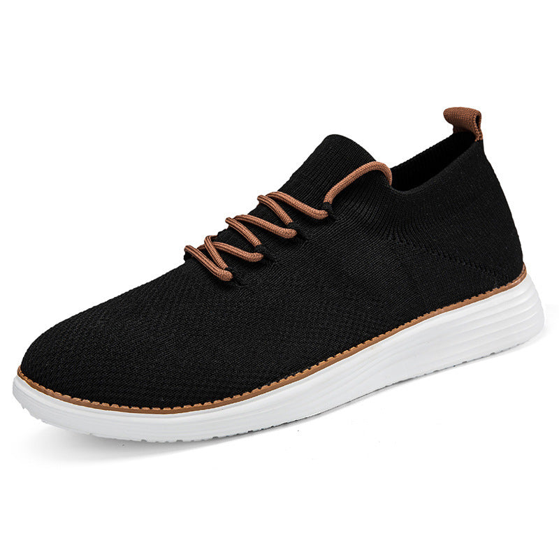Men's Lightweight Breathable Casual Sneakers - Lace-Up Walking Shoes